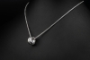 BVLGARI B.zero1 Collier Kette Design Legend Diamanten in 750er Weißgold 