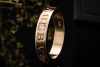 BVLGARI B.zero1 Ring Essential Band Solitär Diamant in Roségold 750 OVP 