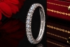 Etincelle de Cartier Ring Memoire Trauring Platin mit Diamanten Full Set 