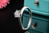 Tiffany & Co Solitär Ring Setting Diamant 0,55 Ct in Platin I love u Set 