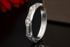 BVLGARI Infinito Ring mit Diamanten Memoire Ehering Platin 950 Full Set 