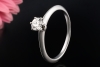 Tiffany & Co. Solitär Ring Setting mit Diamant 0,33 Ct in Platin 950 OVP 