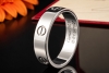 Cartier Love Ring Klassisches Modell in Weißgold 750 Größe 66 Zertifikat 