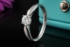 Tiffany & Co. Harmony Solitär Ring mit Diamant 0,37 Ct. 950er Platin OVP 