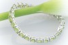 PERIDOT Designer Armband mit 70 Ct Peridot in 750 Weißgold  