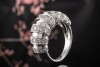 Chaumet Paris Ring mit Top Diamanten Brillanten in 750er Weißgold Arbeit 