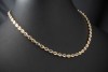 Cartier Collier Klassische Bohnenkette 45 cm in 750er Gelbgold Weißgold 