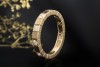 Cartier Lanières Ring Memoire 10 Diamanten Brillanten in 750er Gelbgold 