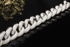 Armband mit 12,75 Ct Diamanten Panzerarmband massiv 139 Gr. Weißgold 750 