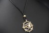 Collier Kette Schutzsymbol Auge des Horus Udjat-Auge Diamanten Gold 750 