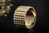 Cartier London Ring Breites Vintage Modell Rarität in Gelbgold 750 Gr 53 