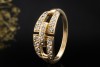 Cartier Ring Maillon Panthère Vintage Modell Diamanten in Gelbgold 750 