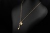 Tiffany & Co. Keys Collier Kette Herz und Schlüssel Anhänger in Gelbgold 