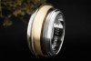 Piaget Ring Possession Drehring XL in 750er Gelbgold Weißgold Bicolor 