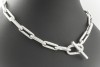 Hermes Collier Chaine D'Argent Halskette Großes Modell in 925er Silber 