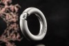 Niessing Spannring Solitär Ring Rund Diamant Brillant 1,09 Ct Platin 999 