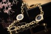 Bvlgari Onyx Armband Schwarz Massive Ausführung 19 cm in 750er Gelbgold 