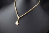 Piaget Collier Y-Kette Juliette Yin Yang Herz Diamanten in Gelbgold 750 