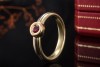 Cartier Vintage Ring 1 Rubin in Gelbgold Roségold Weißgold 750 Full Set 