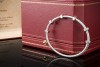 Cartier Ecrou Armreif Armband in Weißgold 750 Rhodiniert Gr. 18 Full Set 
