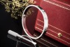 Cartier Love Armreif Armband Bracelet Diamanten Weißgold Gr. 17 Full Set 
