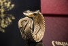 Cartier Ring C de Cartier Rar Offene Schiene geflochten in Gelbgold 750 