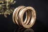 BVLGARI B.zero1 4-Band Ring Sonderedition Zaha Hadid 55 in Roségold 750 