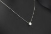 Tiffany Solitaire Collier Kette mit Diamant Anhänger 1,63 Ct. Platin 950 