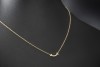 Tiffany & Co. T Smile Kette in 750er Gelbgold Collier mit Diamanten OVP 