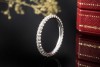 Etincelle de Cartier Ring Memoire Trauring Diamanten Weißgold OVP Gr. 51 