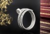 Cartier Juste un Clou Ring mit 77 Diamanten in Weißgold 750 Größe 50 OVP 