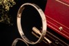 Cartier Love Armreif Bracelet mit Diamanten 750er Roségold Full Set 2025 