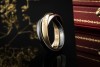 Trinity de Cartier Ring Limited Edition in 750 Gelbgold Weißgold Keramik 