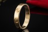 Cartier Love Ring Kleines Modell Massiv in 750er Gelbgold Größe 52 