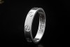 Cartier Love Ring Kleines Modell Schmal in Weißgold 750 Arbeit Größe 50 