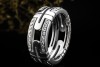 BVLGARI Parentesi Ring mit Diamanten in 750er Weißgold OVP Größe 56 