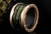 BVLGARI B.zero1 Ring 4-Band Marmor Grün Naturstein 750er Roségold Gr. 50 