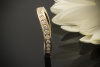 Schwungvoller Halb Memoire Ring mit 0,45 CT Brillanten in 750er Gelbgold 