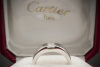 CARTIER TANK SOLITÄR Ring 1 Diamant im Princess Cut in 750er Weißgold  