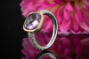 Pomellato Ring Sherazade mit Amethyst und Brillanten in Weißgold Rotgold 