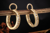 Cartier Paris Creolen Ohrringe Ohrclips 1,25 Ct. Brillanten Gelbgold 750 