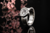 Chopard Happy Diamonds Ring Herz mit Diamanten Brillanten 750er Weißgold 