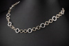 Tiffany & Co. Collier Kette Bicolor Ringe 750er Gelbgold & 925er Silber 