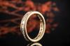 Cartier Vintage Memoire Ring mit Baguette Diamanten in 750er Gelbgold 54 