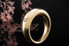 Chaumet Paris Ring mit 1 Diamant im Herzschliff in 750er Gelbgold Arbeit 