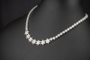 Collier Kette Sterne Stars 16,65 Ct Diamanten Brillanten in Weißgold 750 