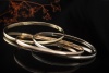 Cartier Armreif Trinity Klassisches Modell Gelbgold Rotgold Weißgold 750 
