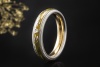 Wellendorff Ring Pisatzie Drehring mit 1 Diamant in 750er Gelbgold Gr 58 