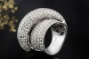 Juwelier Uttermann Ring Crossover 325 Diamanten in 750er Weißgold Arbeit 