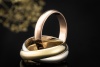 Trinity de Cartier Ring Vintage Modell Roségold Gelbgold Weißgold 750 